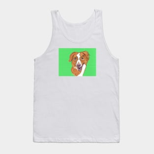 Older Brittany Spaniel Tank Top